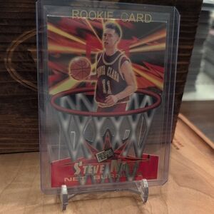 1996 Presspass Steve Nash Net Burners Rookie Card Diecut Suns HOF
